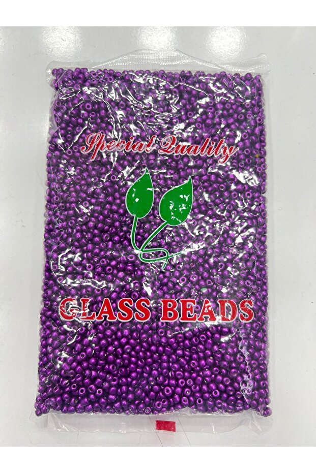 0.6 mm Metalized Purple Color Sand Beads