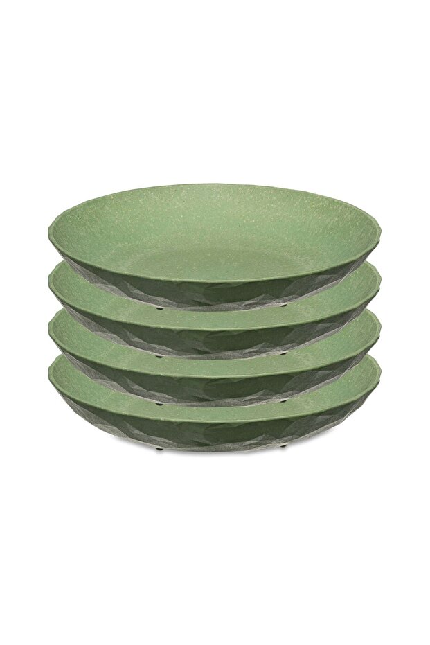4'lü Yeşil Tabak 22 Cm - 1