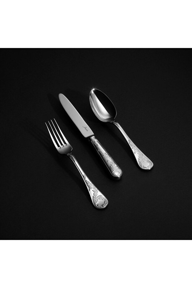 9700 12-Person 84-Piece Silver Cutlery Set