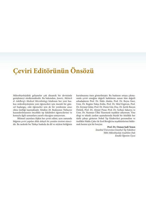 Jawetz, Melnick ve Adelberg Tıbbi Mikrobiyoloji - 5