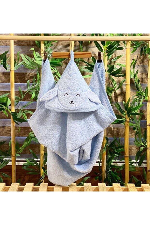 Organic Lamb Hooded Baby Towel