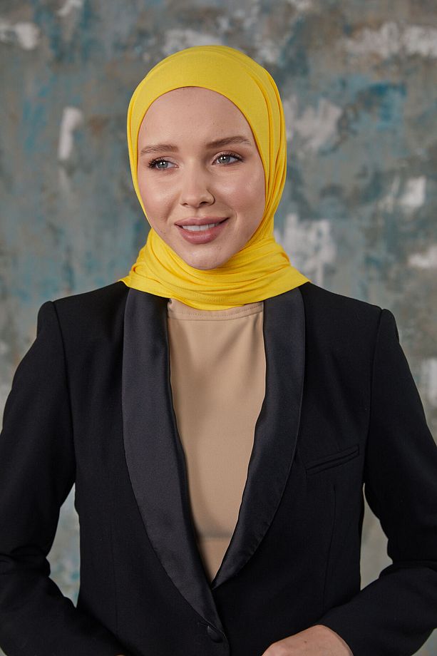 Penye Şal Sarı - 5