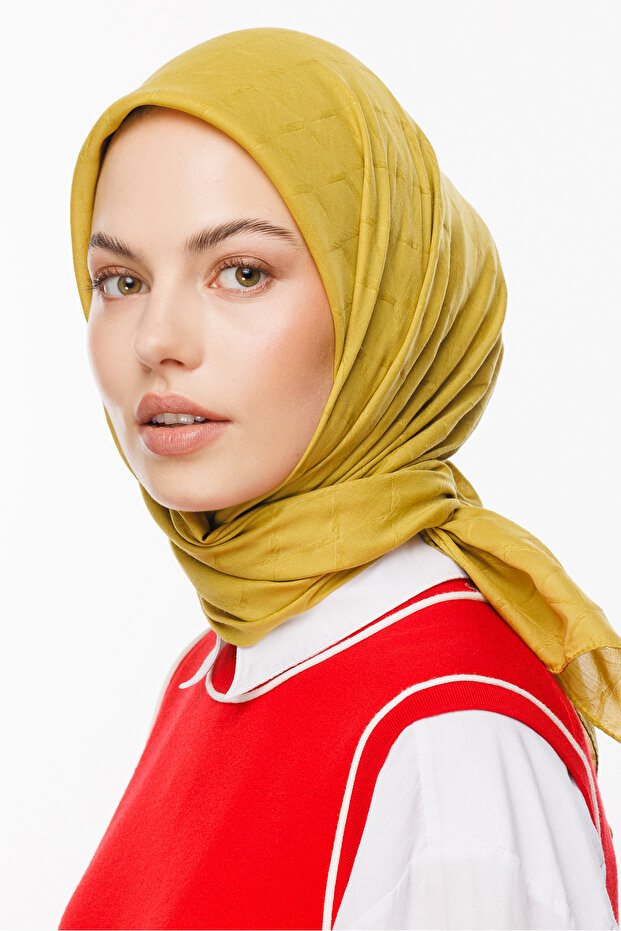 Eșarfă din bambus Jacquard - 4