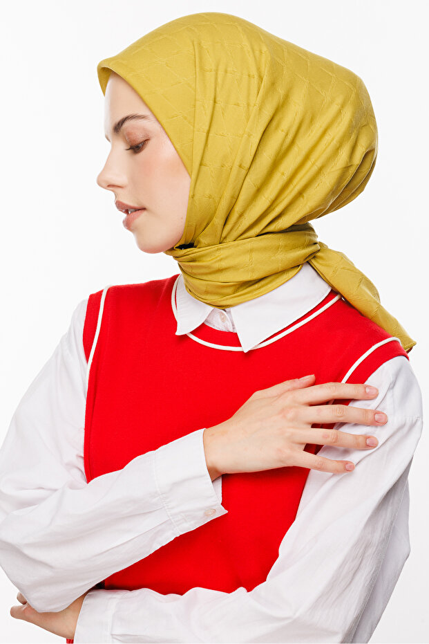 Eșarfă din bambus Jacquard - 6