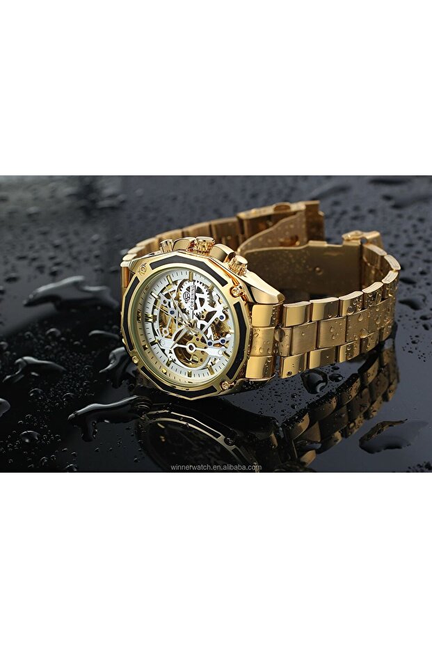 ساعة يد ميكانيكية للرجال - 1