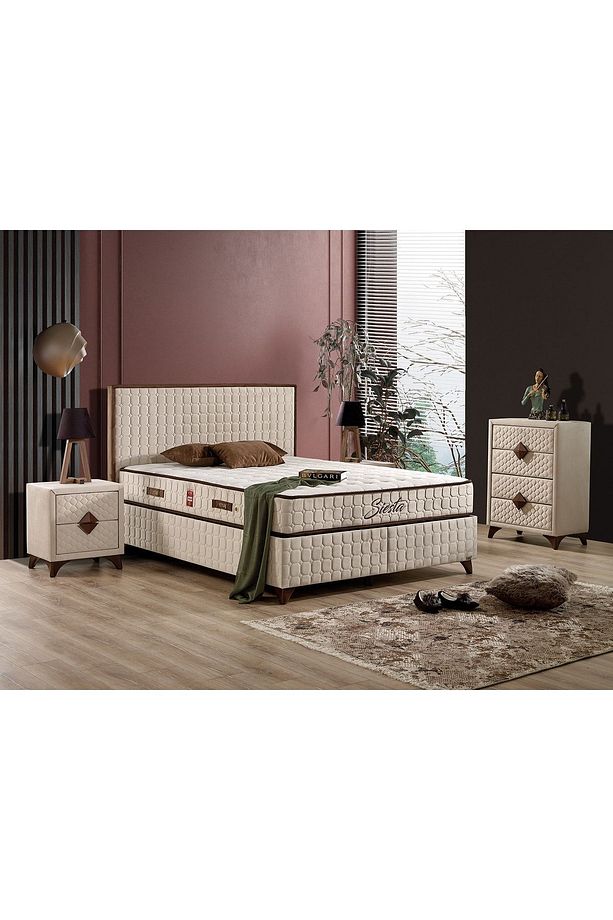 Siesta Plus Yatak Çift Kişilik 140x200cm (BAŞLIK VE BAZA FİYATA DAHİL DEĞİLDİR) - 1
