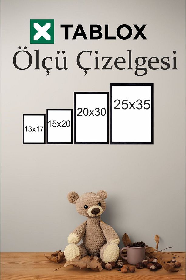 Ay, Yıldız, Bulut 3’lü Çerçeve Görünümlü Modern MDF Tablo Seti – Bebek ve Çocuk Odası Dekoru - 6