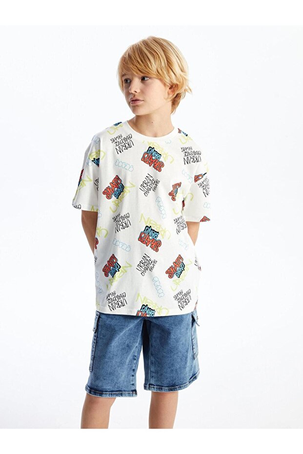 Lcw Kids Comfortable Fit Crew Neck Boys' T-Shirt