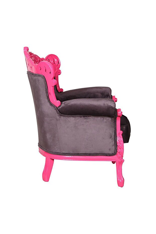 Grey And Pink Berjer 73X85X95 Cm - 3