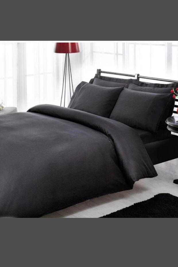 Premium Basic Çift Kişilik Nevresim Takımı Stripe King - 1