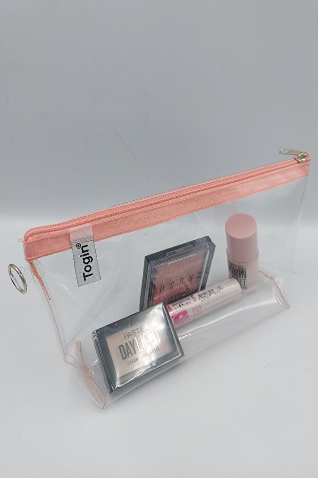 Powder Color, Transparent Triangle Makeup Bag - 5