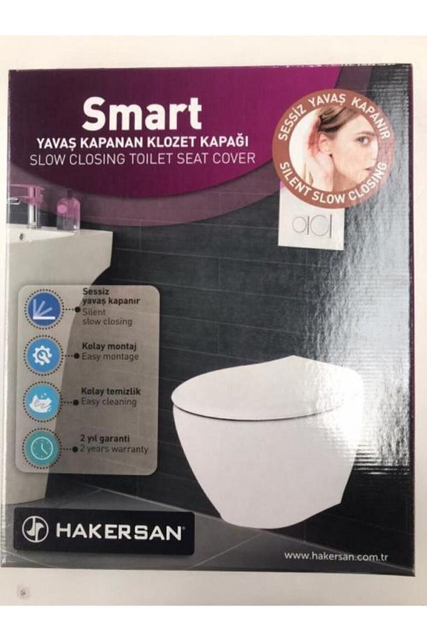 Smart Yavaş Kapanan Soft Amortisörlü Klozet Kapağı - 1