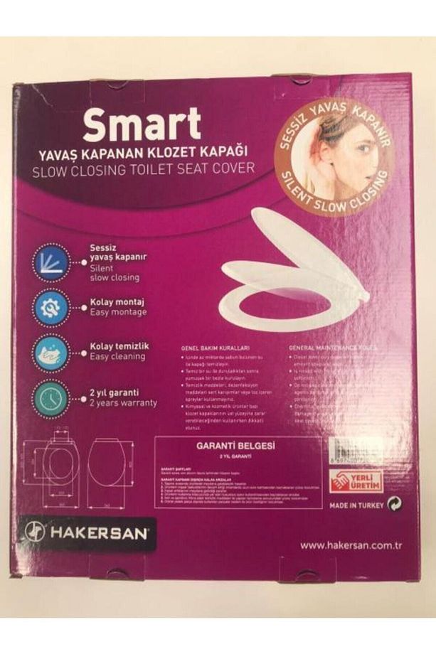Smart Yavaş Kapanan Soft Amortisörlü Klozet Kapağı - 2