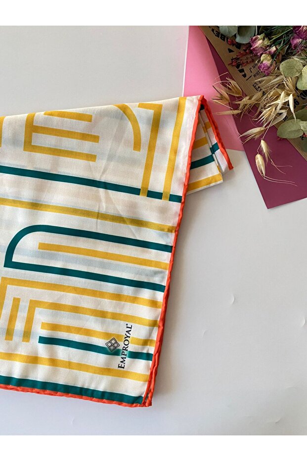 Proline Line Patterned Scarf - 1