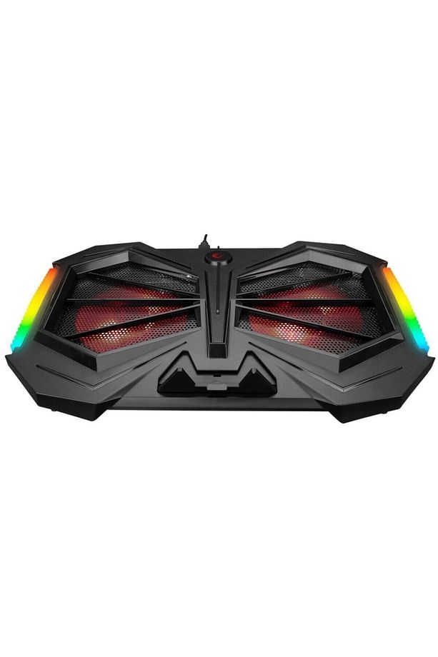 Ad-rc11 Spider Çift Fanlı 15 17" Rgb Yükselik Ayarlı Laptop Soğutucu Stand - 3