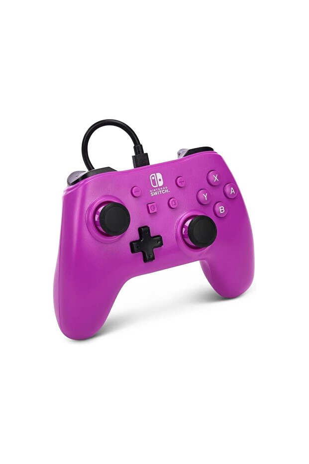 Nintendo Switch Licensed Grape Purple Game Handle - Wired - 4