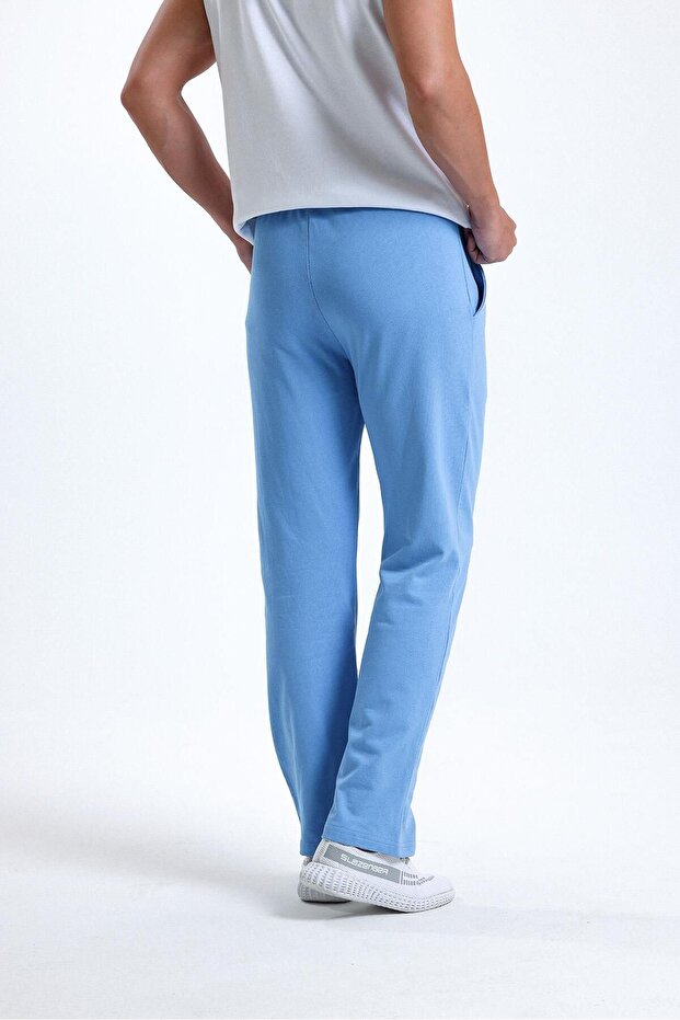 بنطال رياضي بقصة عادية باللون الأزرق - 6