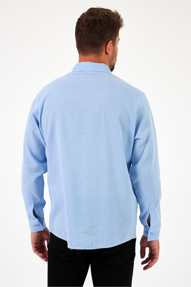 Erkek Dokulu Oversize Gömlek - 5