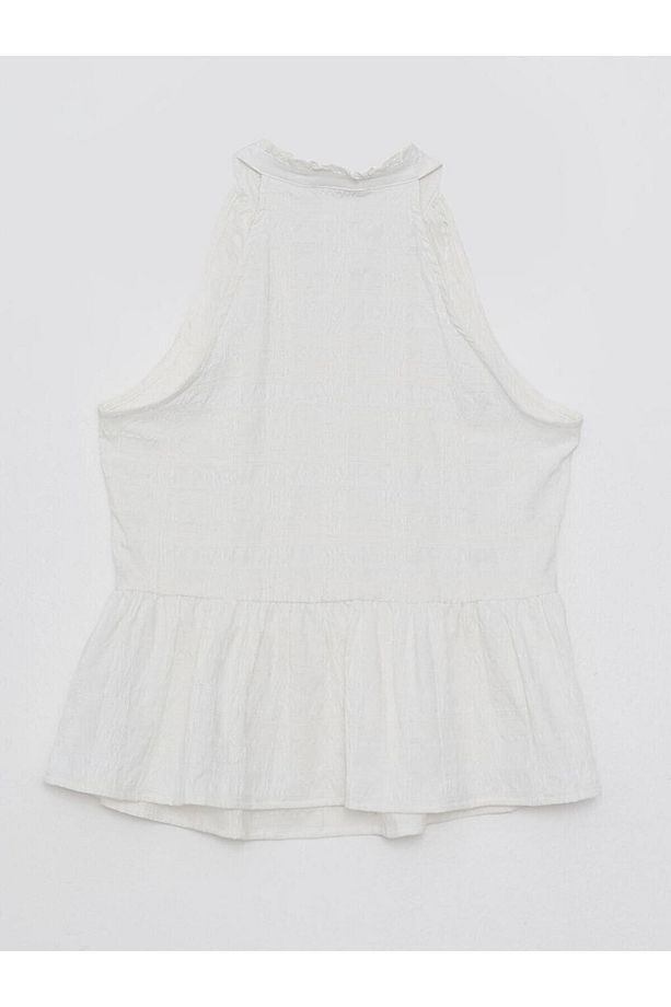LCW Limited Halter Yaka Düz Kolsuz Kadın Bluz - 8