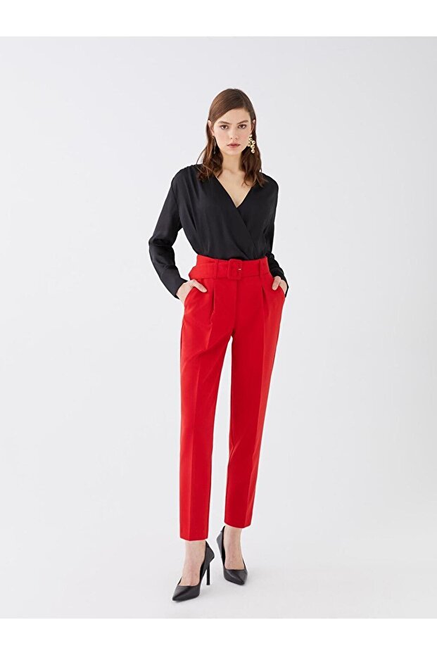 LCW Vision Yüksek Bel Slim Fit Kadın Pantolon - 2