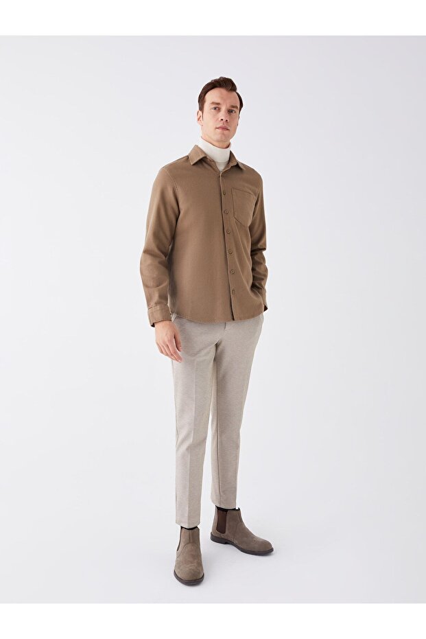 Regular Fit Uzun Kollu Erkek Gömlek - 3