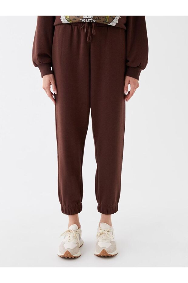 LCW Vision Beli Lastikli Rahat Kalıp Kadın Eşofman Altı - 4