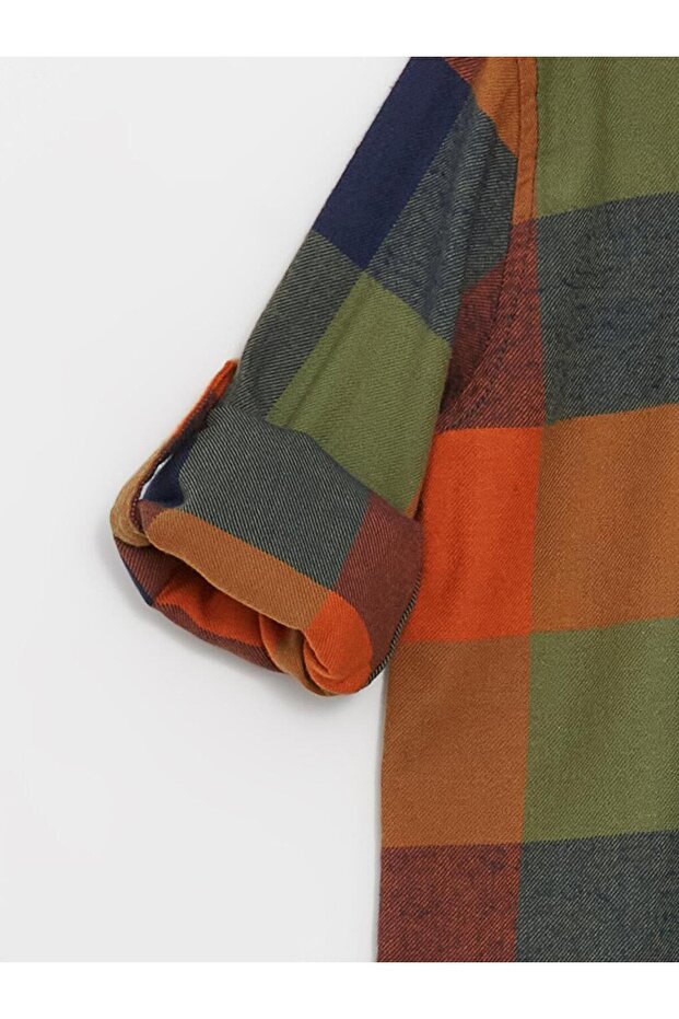 LCW Kids Ekose Uzun Kollu Erkek Çocuk Gömlek - 2