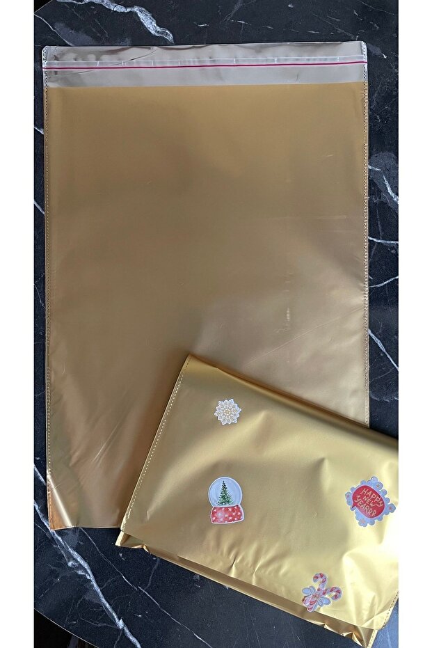 Shiny Metalized Gift Package 30x45 Cm 10 Pieces Valentine's Day Gift Package, Birthday