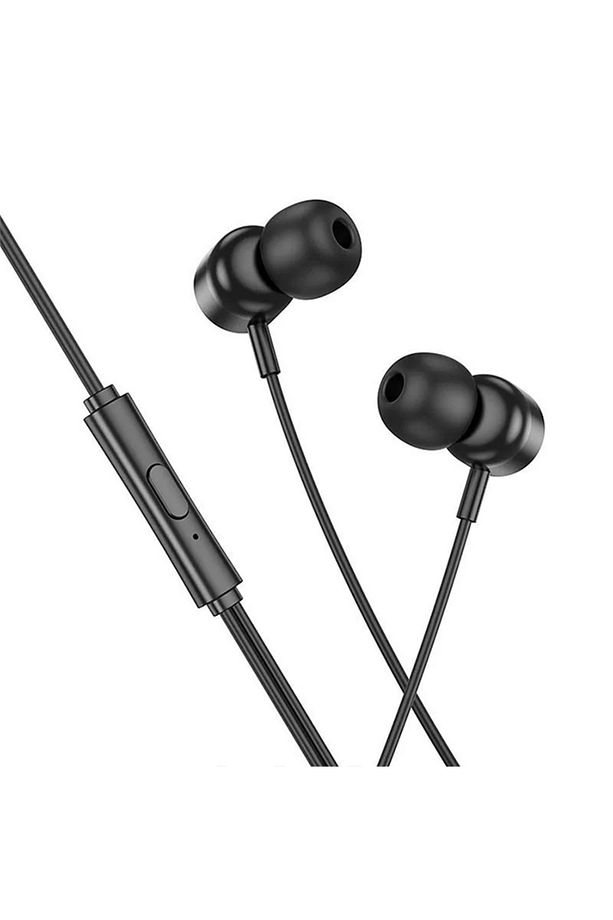 M122 Kulakiçi Mikrofonlu Kablolu Metal Type-C Kulaklık SİYAH - 3