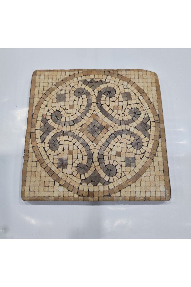 Decorative Figured Natural Stone Bathroom Drain Cover Ornament Single 10x10 Cm
