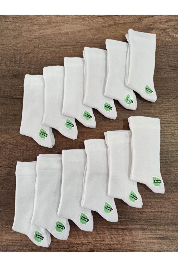 Children's 12 pairs Stitch-Free bamboo sock socks school socks konç long