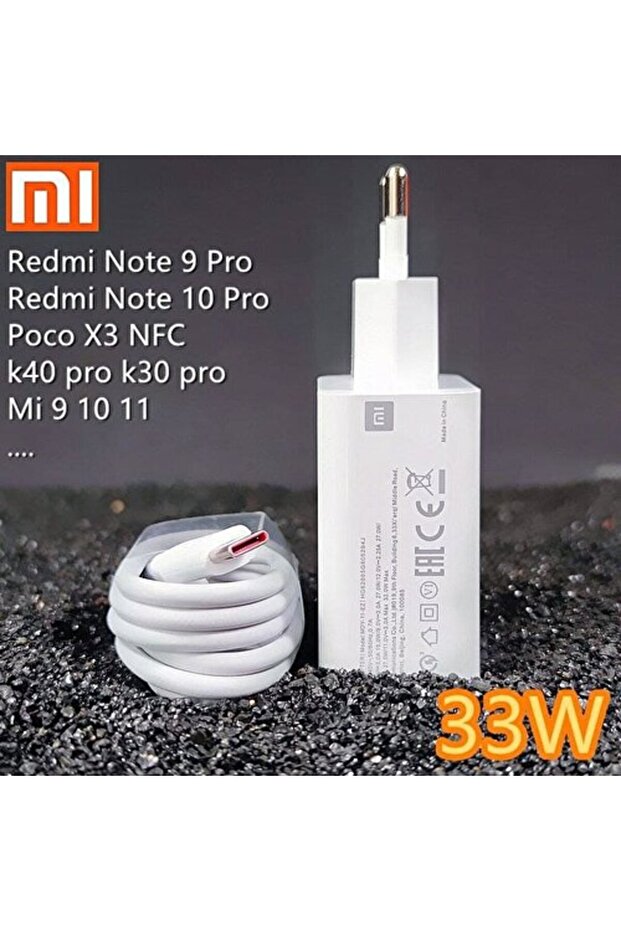 MI Poco X3 Nfc Turbo Şarj Aleti 33W 4.0 Mdy 11 Adaptör + Type C Kablo - 2