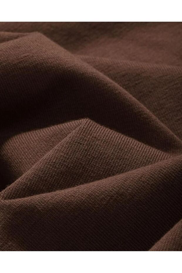 V Yaka Basic Pamuklu CLASSİCAL Baskılı Tshirt - 3