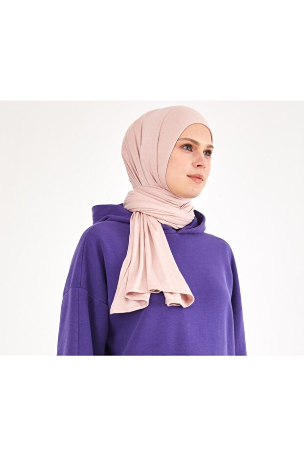 Powder Colored Combed Shawl - 6