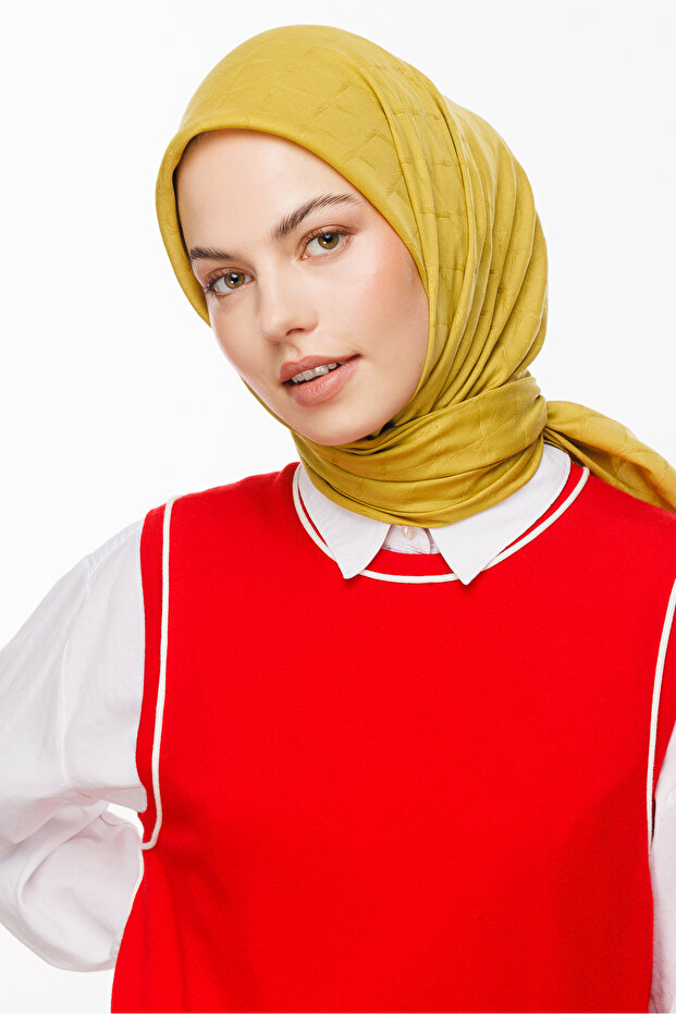 Eșarfă din bambus Jacquard - 3