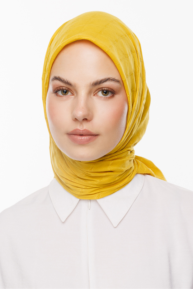 Eșarfă din bambus Jacquard - 1