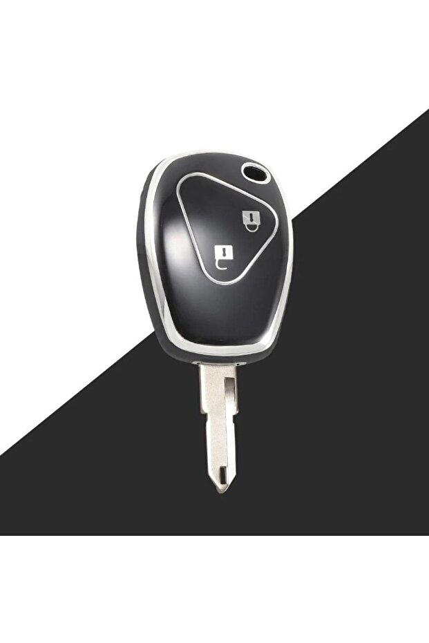 حافظة مفاتيح سوداء من مادة TPU Renault-dacia