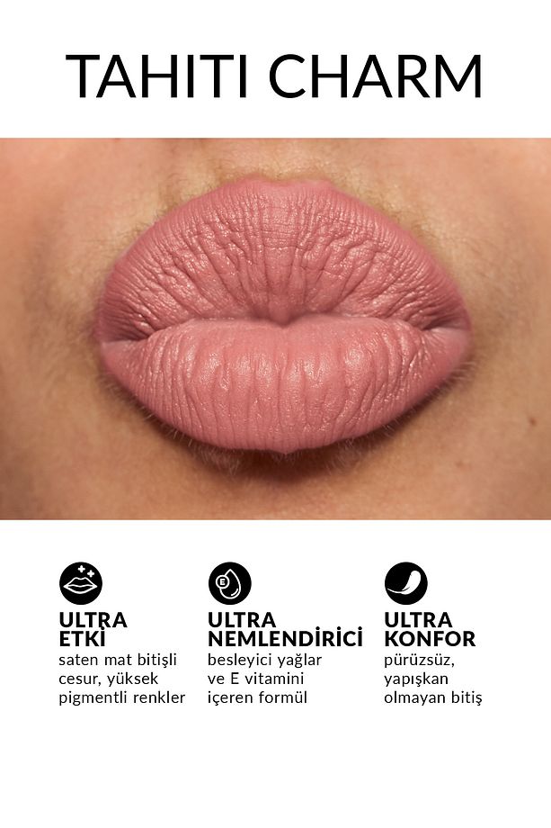 Ultra Colour Ultra Likit Mat Ruj 7 Ml. Tahiti Charm - 2