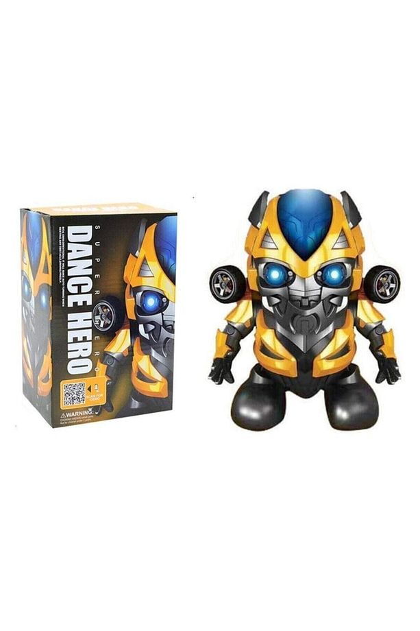 Bıg Hero Robot Transformers Dance Hero Bumble Bee Işıklı Dans Eden Transformers Işıklı Robot V53 - 3