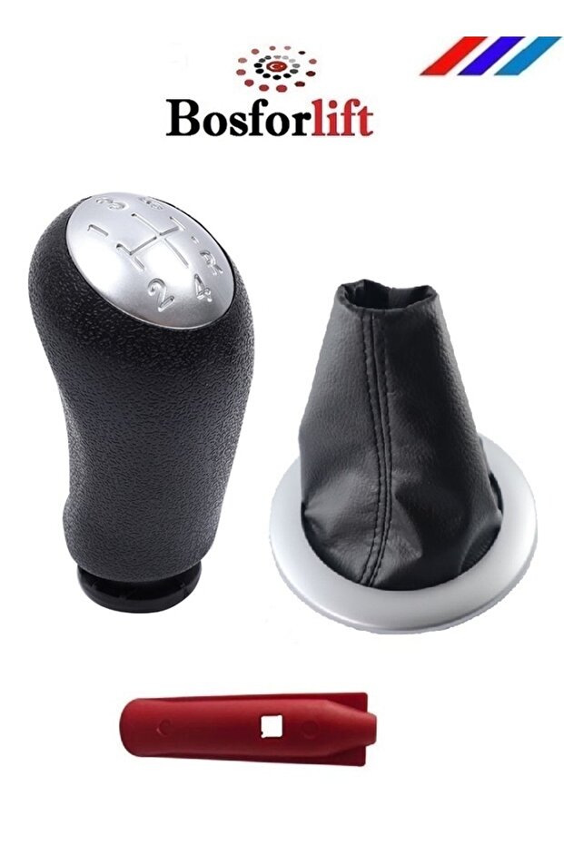 Renault Megane 2 Gear 5 - Front Knob and Gray Frame Bellows Set