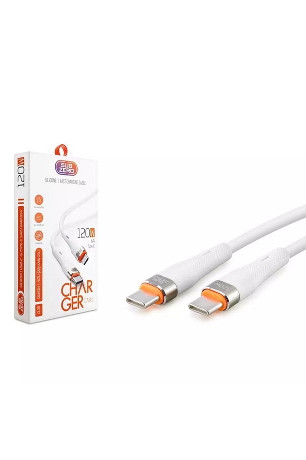 CL39 120W Pd Type-C Hızlı Şarj Data Kablosu 1mt (Saliseli) - 1