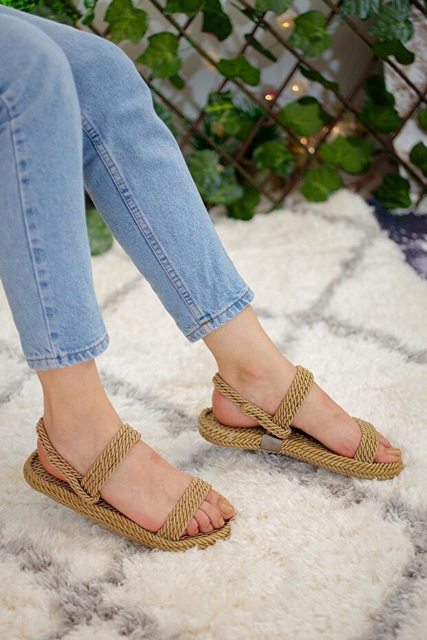 Women's Gold Halat Basic Women's Sandals Opportunity Product