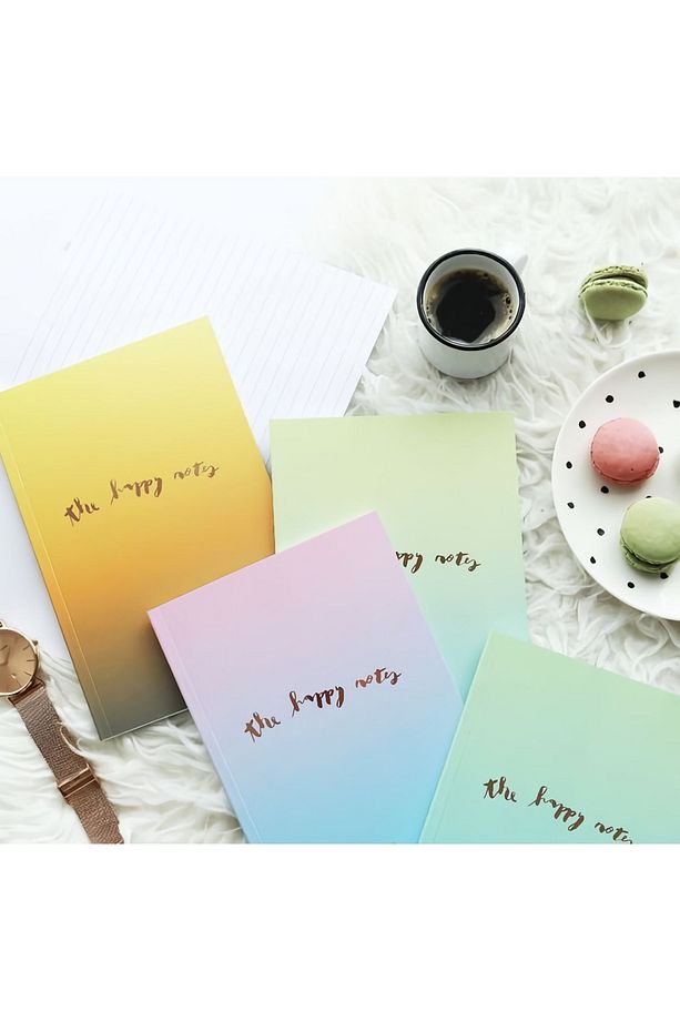 Çizgisiz Defter Seti 4'lü Defter Set Soft 13cm x 20cm Notebook - 1