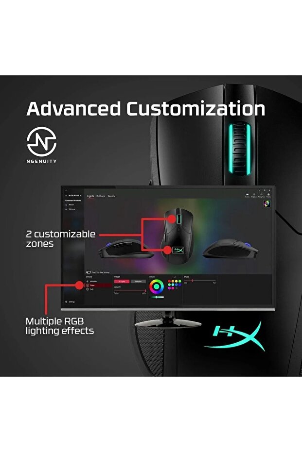 Pulsefire Dart Wireless Gaming Mouse Hx-mc006b - 5