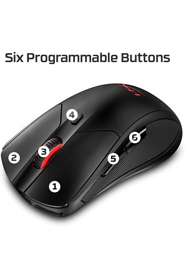 Pulsefire Dart Wireless Gaming Mouse Hx-mc006b - 6