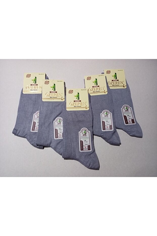 MEN'S WASHED SEAMLESS BAMBOO SOCKS 5-PACK