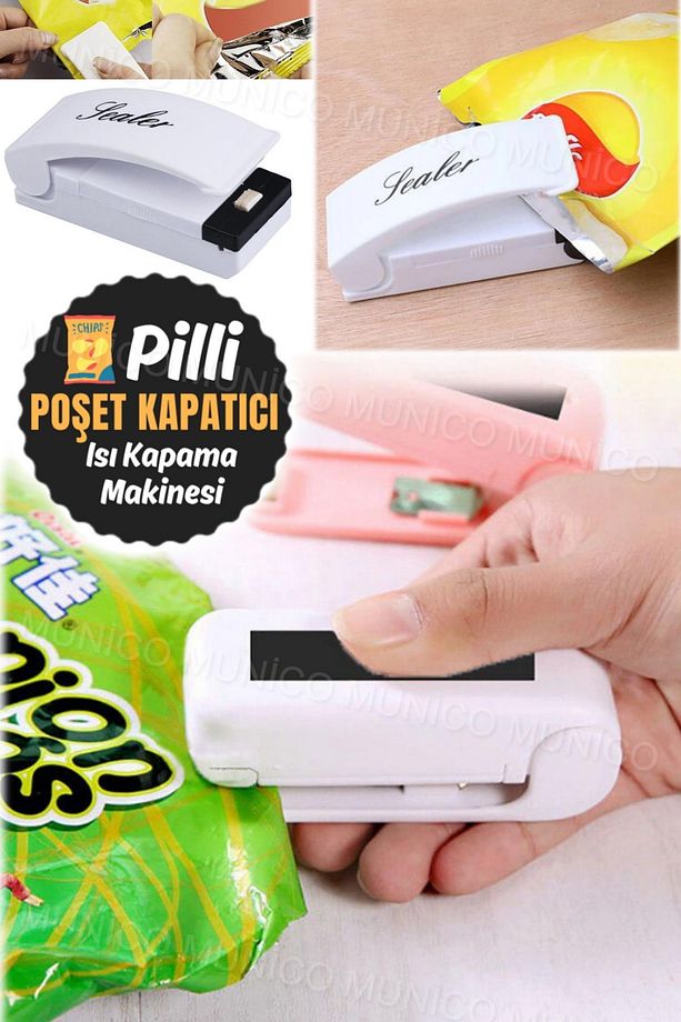 Poşet Ağzı Kapama Makinesi Poşet Kapatıcı Yapıştırma Kapama Aleti Mini Poşet Kapatıcı Press Makinesi - 9
