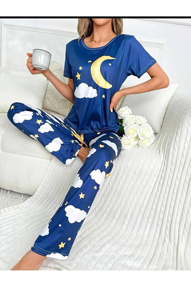COTTON BUTTONED PIJAM SET
