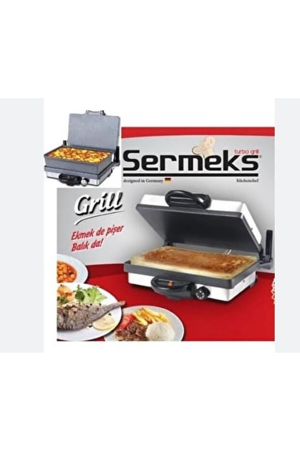 Tost-Lahmacun Maker Machine Gray (Without Pan) - 2