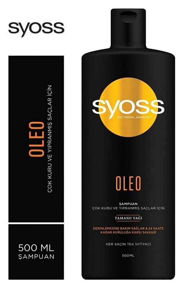 Oleo Çok Kuru Ve Yipranmiş Saçlar Için Şampuan 500 Ml X 5 Adet ( Koli ) - 2